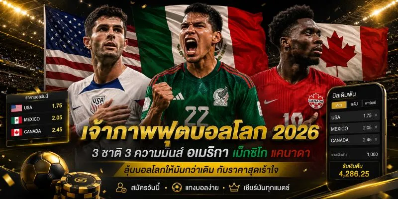 ฟุตบอลโลก 2026 เจ้าภาพ